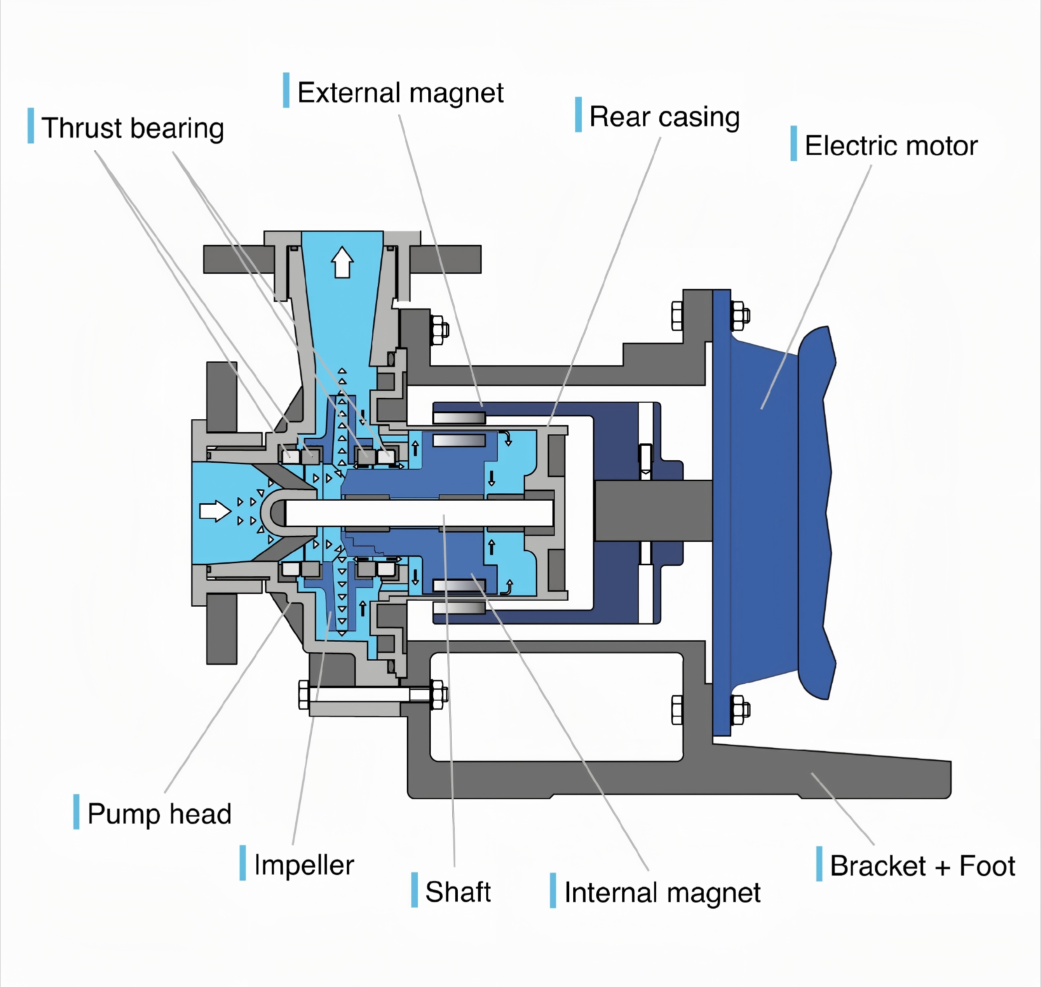 Quam ut Magnetici coegi pumps recte?