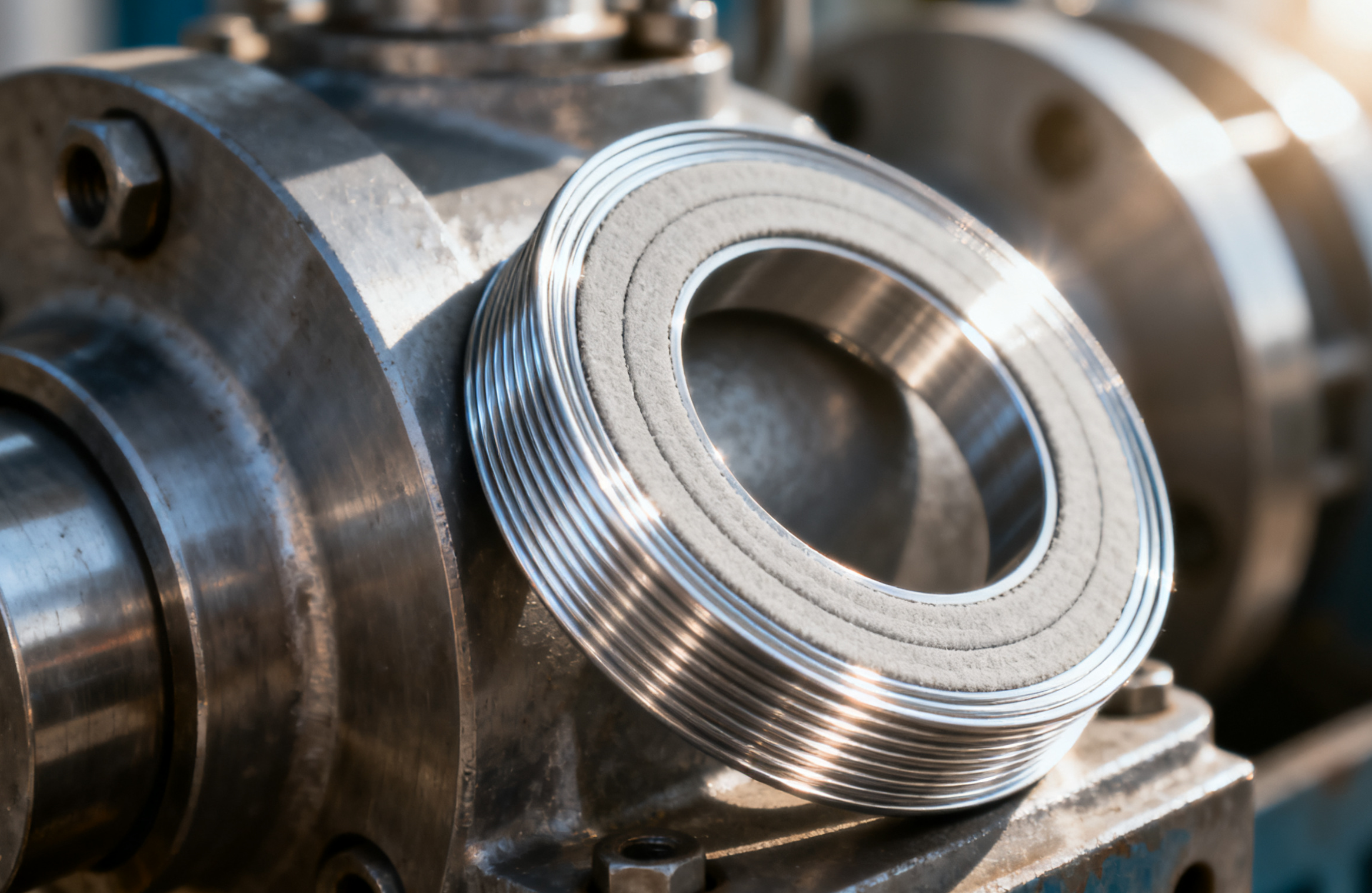 Scientia in applicationem ex metallum vulnus gaskets pro eget pumps