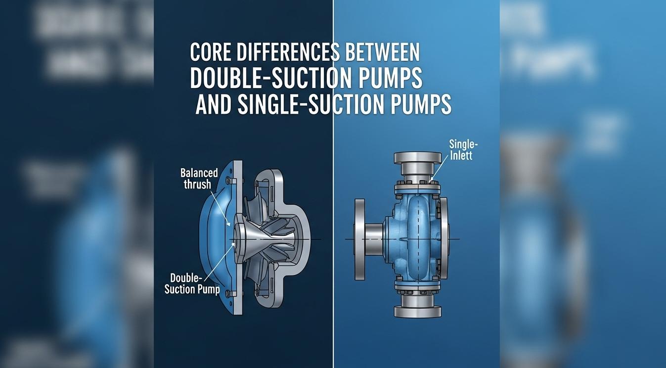 Core differentiae inter Duplex Suctionis pumps et una SUCTUS Pumps