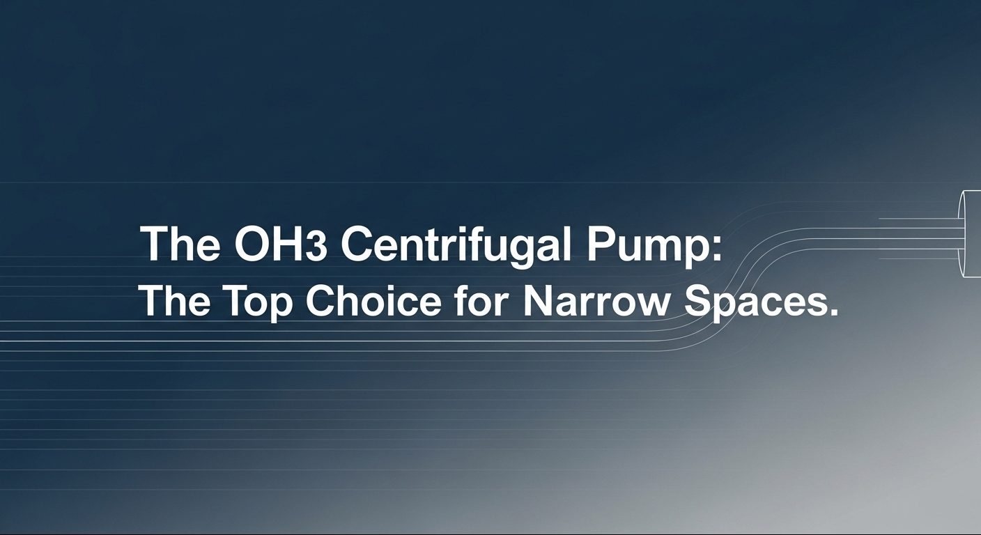 OH3 Centrifugae Pump: The Top Choice for Angusta Spaces