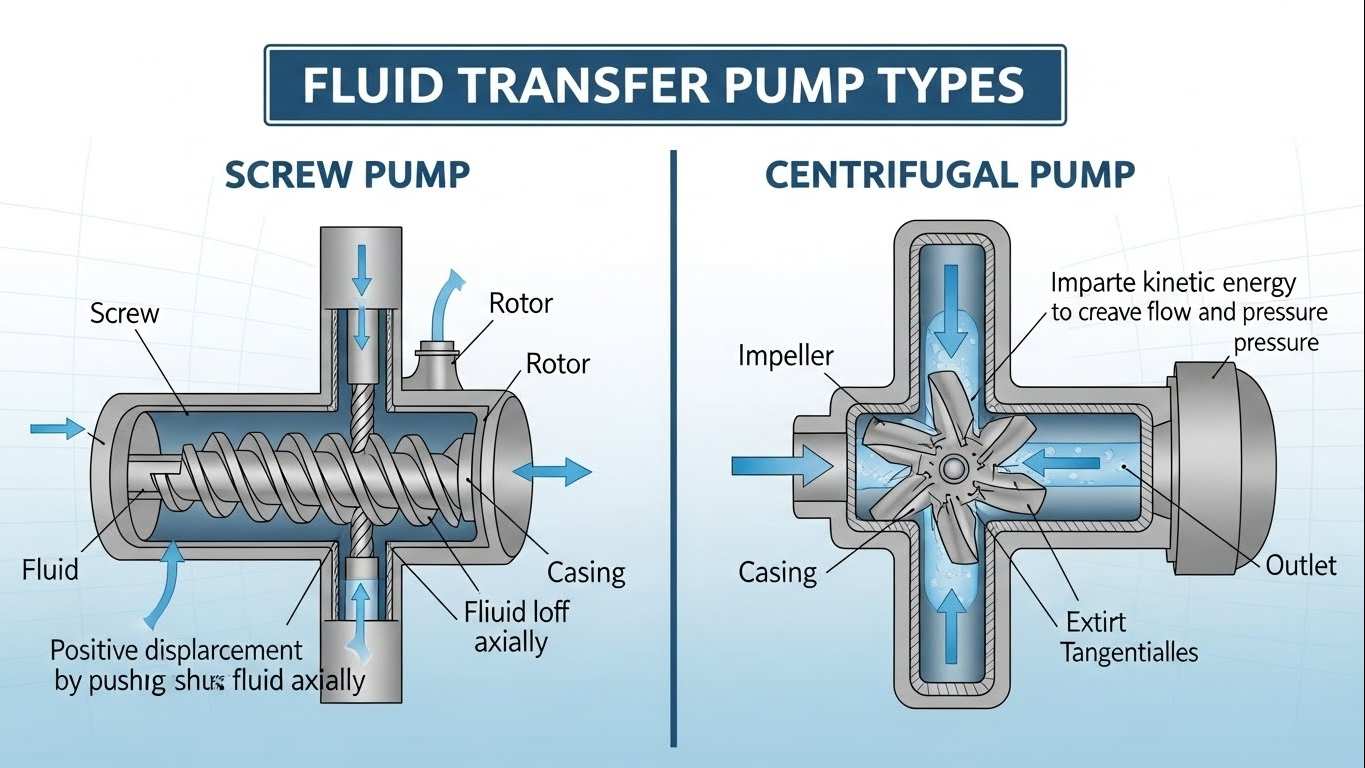 Inter stupra Pump et Centrifuga Pump: doce te eligere fluidum serie Pump Type