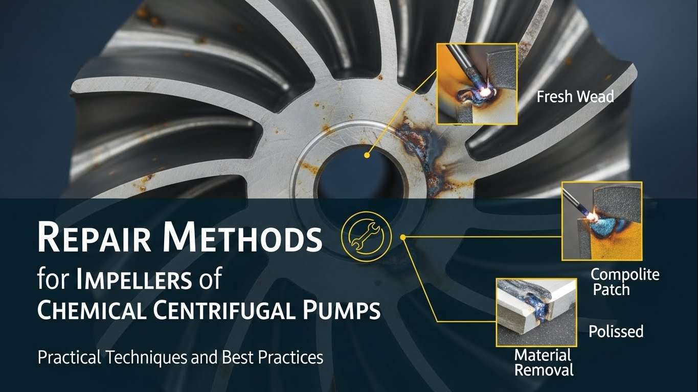 Reparare Methodi Impellers Chemical Centrifugae Pumps