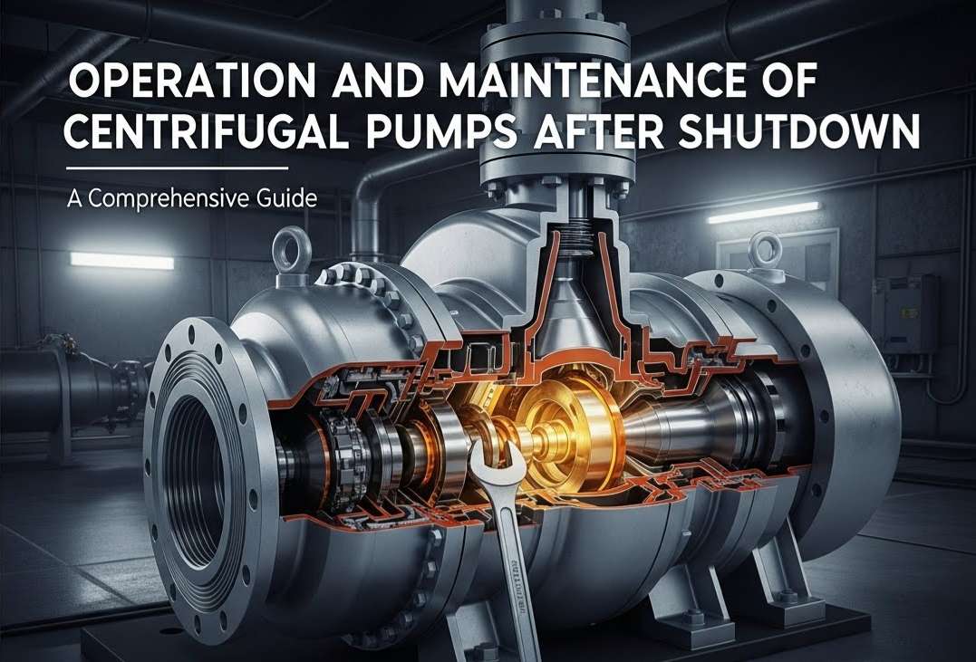 Operatio et sustentationem Centrifugae pumps post Shutdown