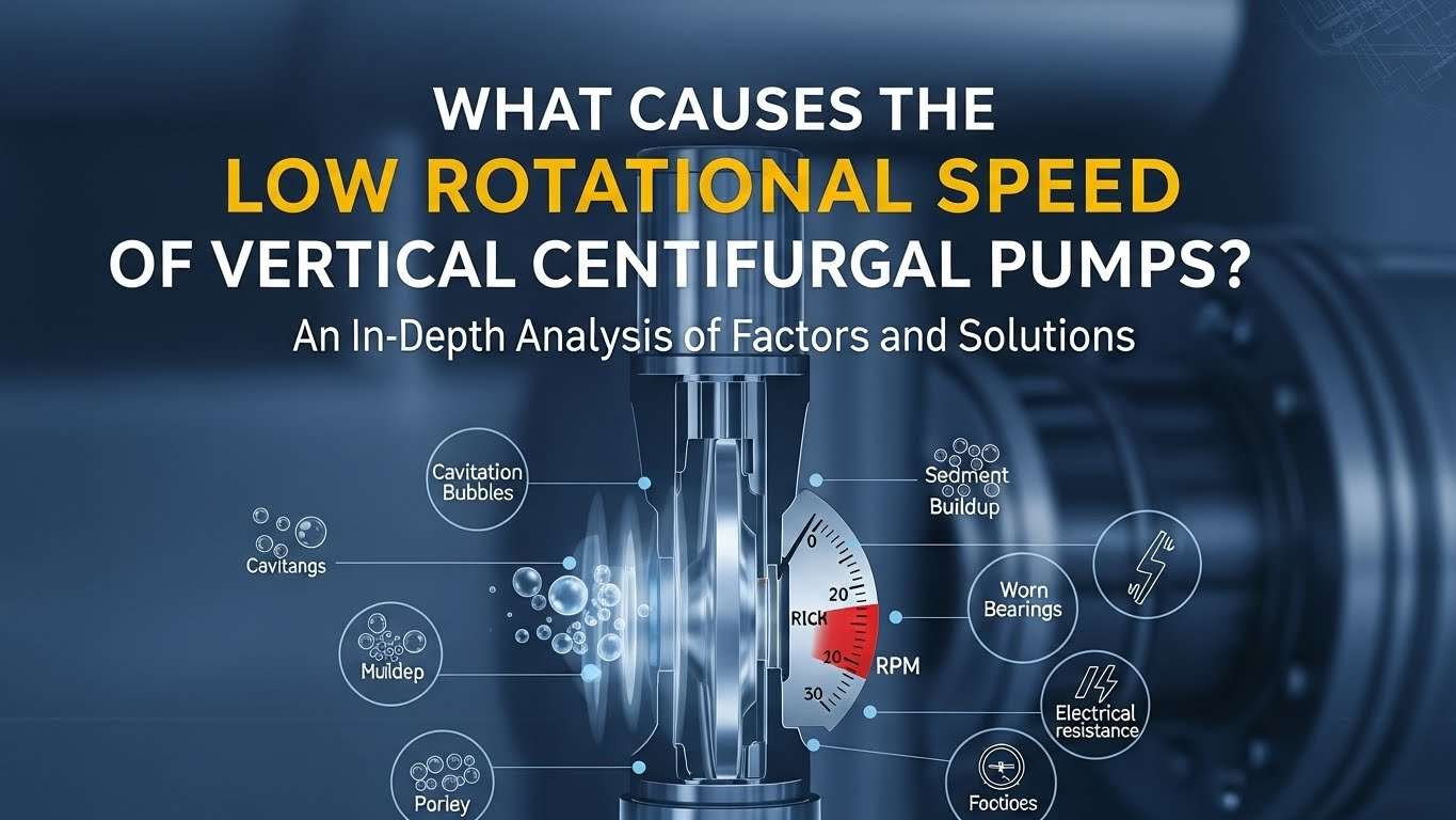 Quid Causae Minimum rotationis celeritas Verticalis Centrifugae Pumps?