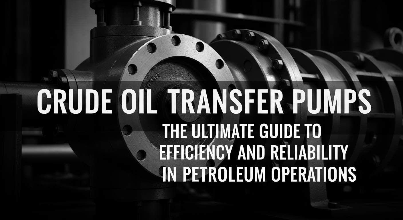 Cruda oleum Transfer Pumps: The Ultimate Guide to Efficiency and Reliability in Petroleum Operations