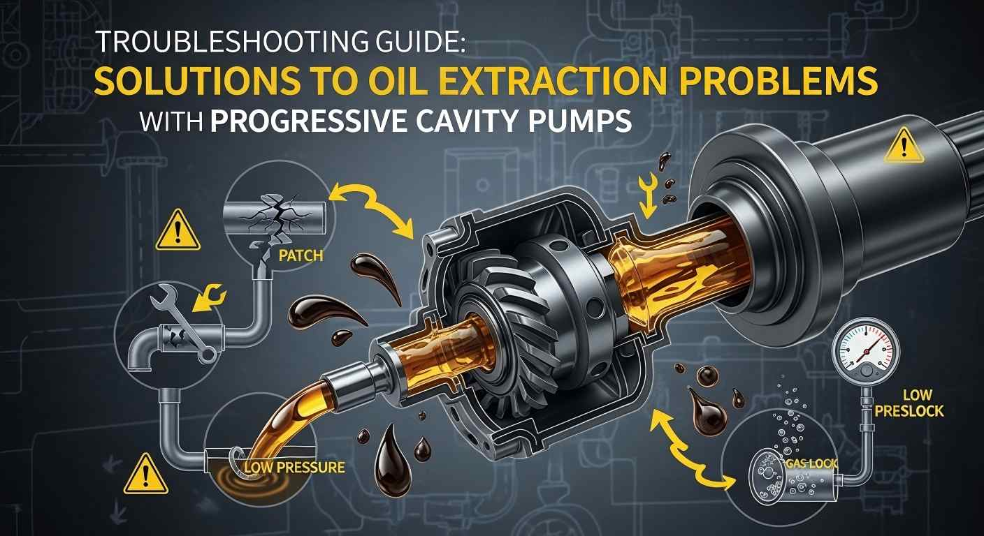 Troubleshooting Guide: Solutiones ad Oleum extractionis Problematum cum progressivo cavitate Pumps