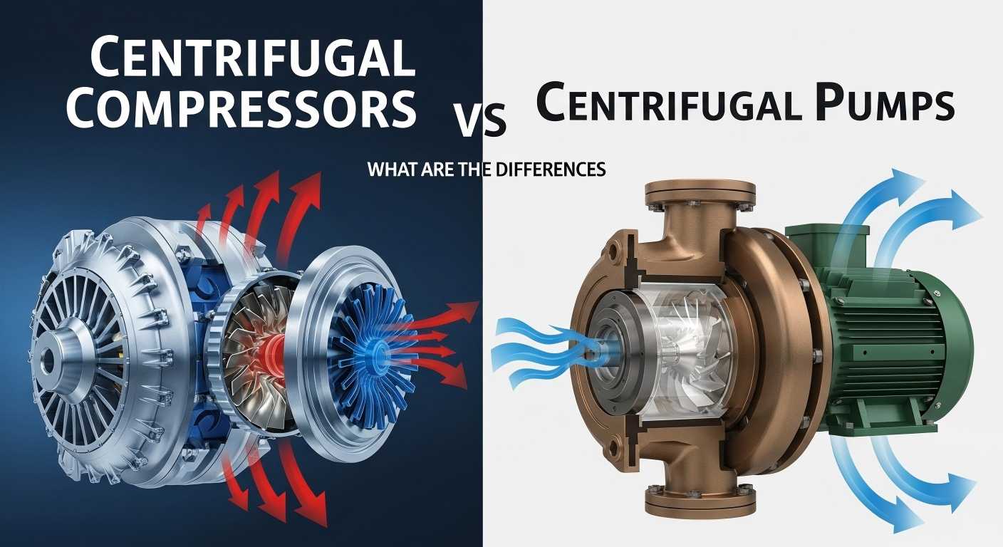 Compressores Centrifugae Centrifugae Pumps: Quae sunt differentiae?