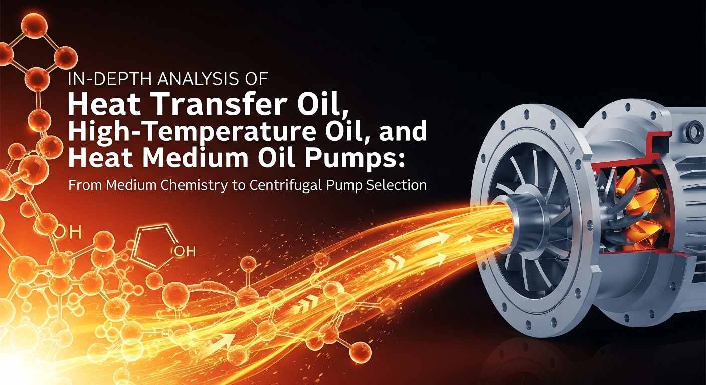 In profundis Analysis Caloris Transfero Oleum, Summus Temperatus Oleum et Calor Medium Oleum Pumps: Ex Medium Chemiae ad Centrifugam Pump Electio