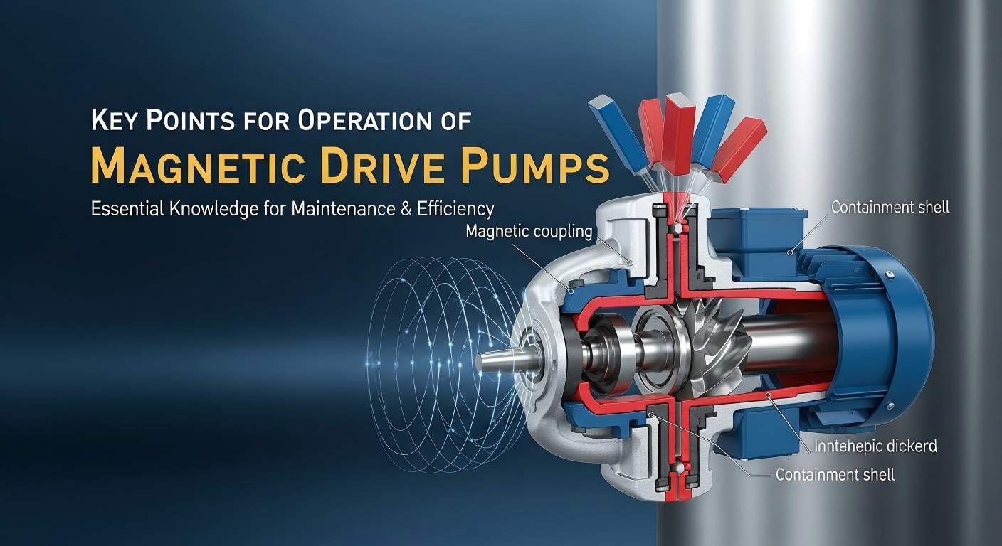 Key Points pro operatione Magnetic Drive pumps
