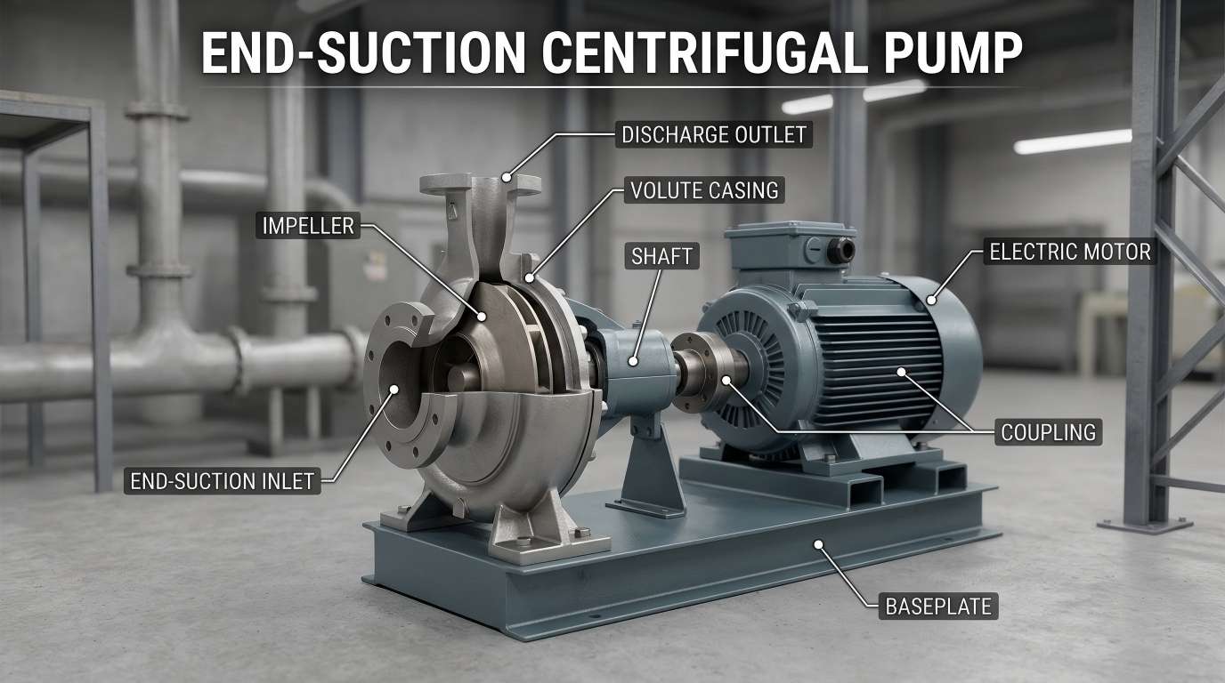 Quid est finis-Suctionis Centrifugae Pump?