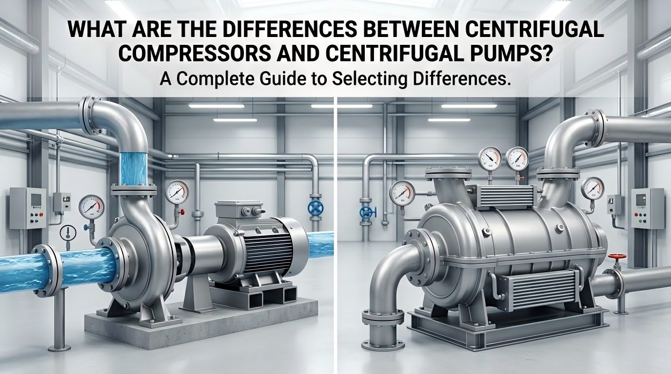 Quae sunt differentiae Compressores Centrifugae et Centrifugae Pumps? A Guide ad Electio Differentiae