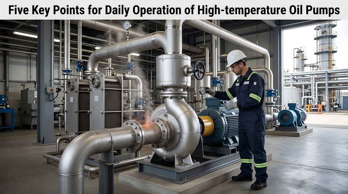 Quinque Key Praecipua pro quotidiana operatione summus temperatus oleum pumps