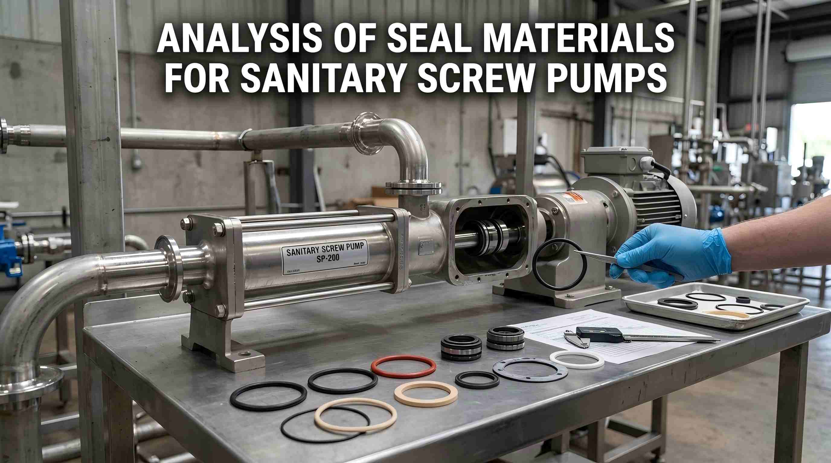 Analysis Sigilli Materiae Sanitariae Screw Pumps