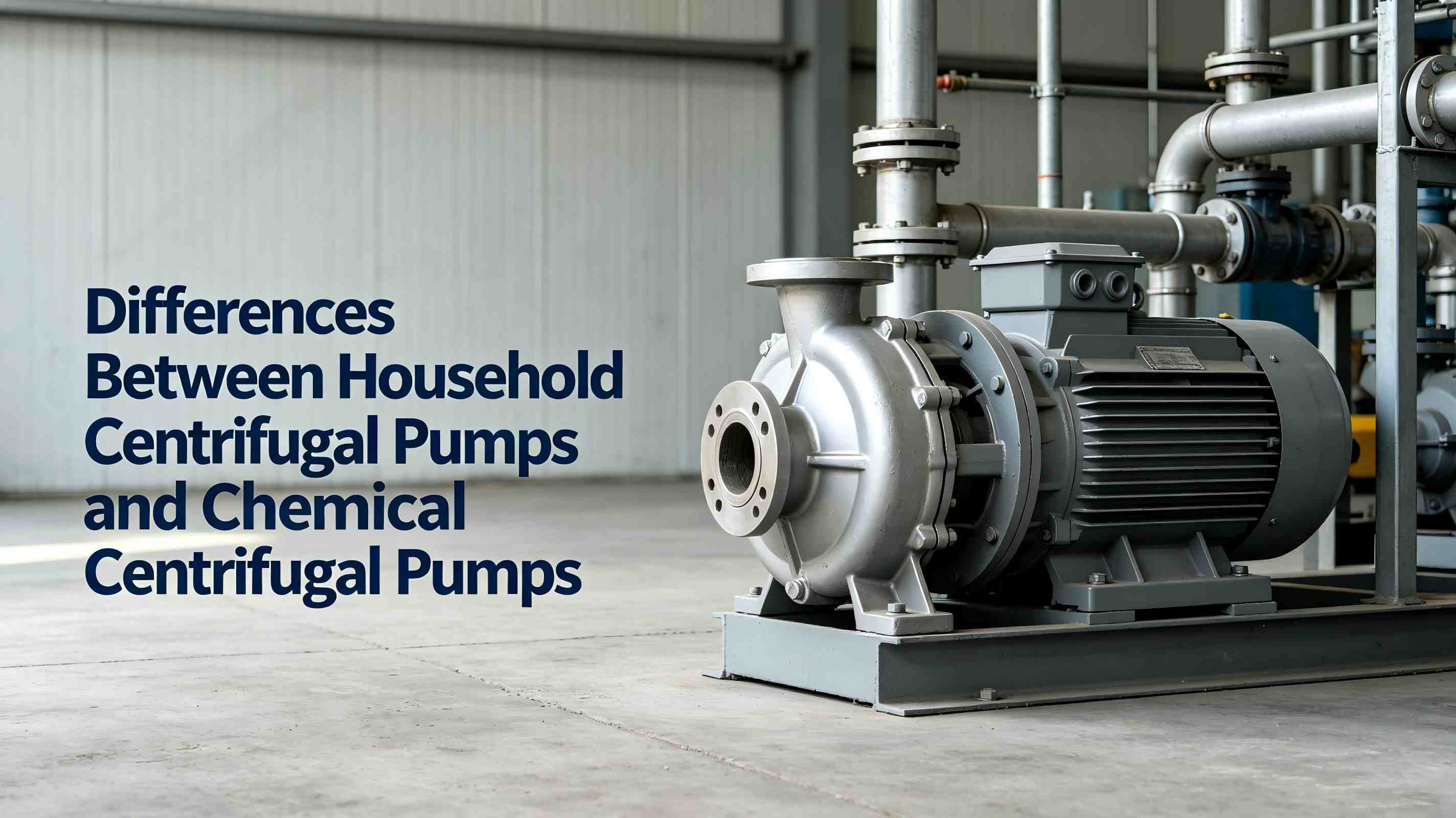 Differentiae Inter Hospitii Centrifugae Pumps et Chemical Centrifugae Pumps