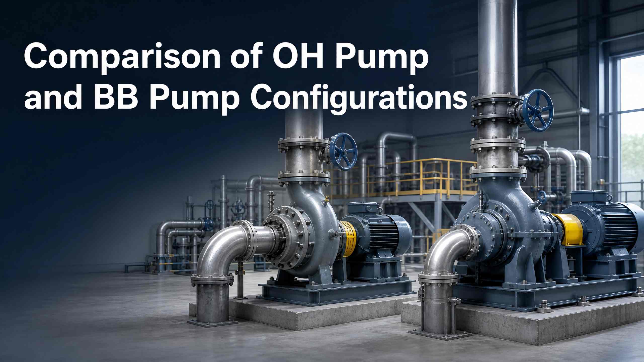 Comparatio OH Pump et BB Pump configurationis