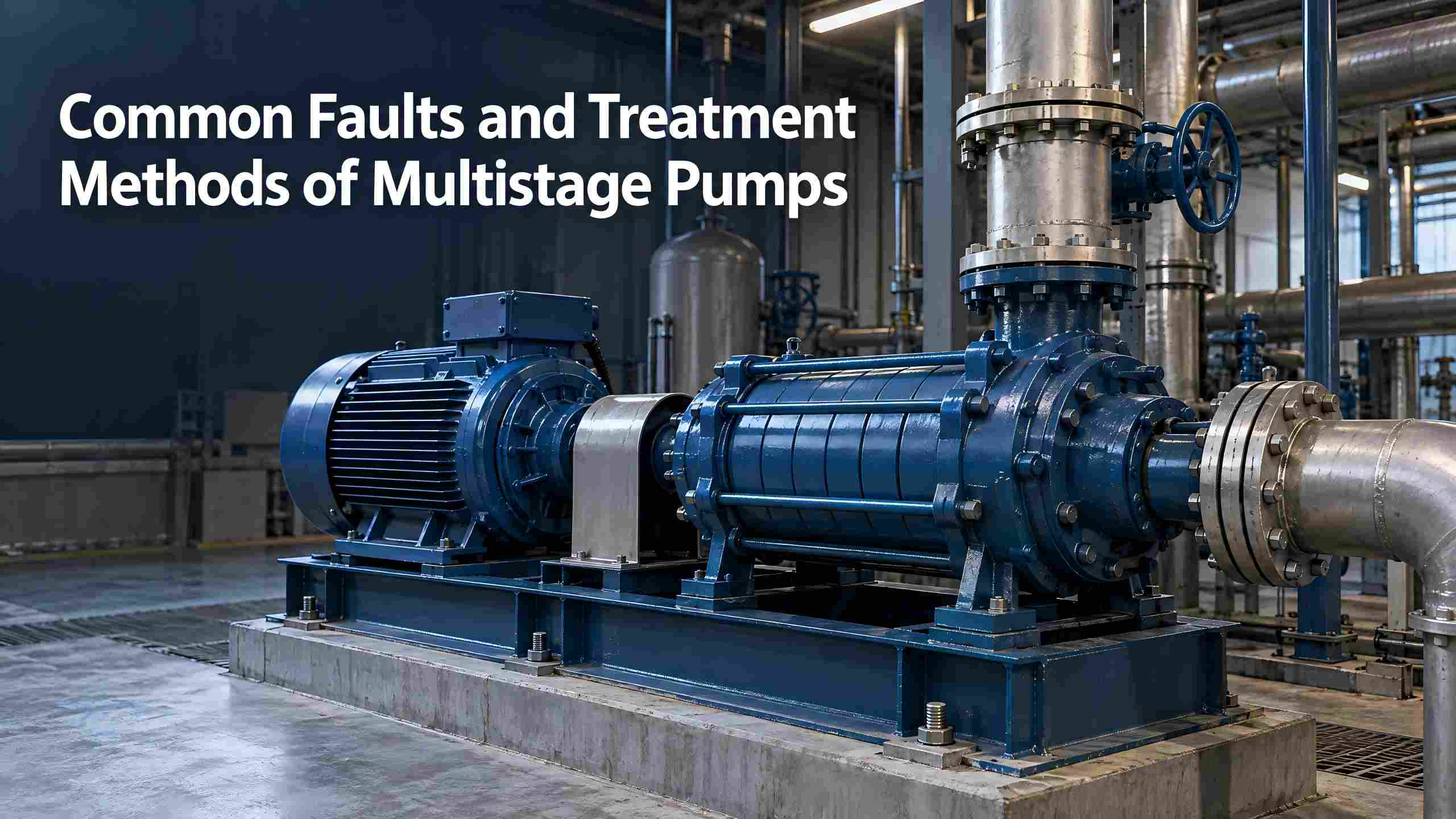Communes delicta et curatio Methodi Multistage pumps