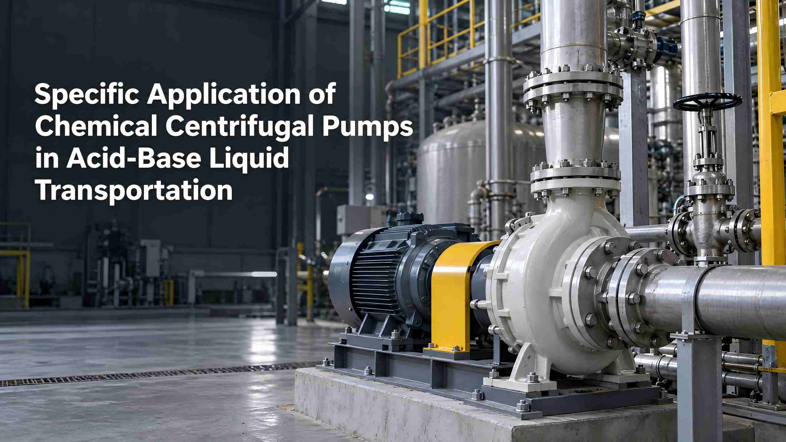 Imprimis Application Chemical Centrifugae Pumps in AcidBase Liquid Transportation